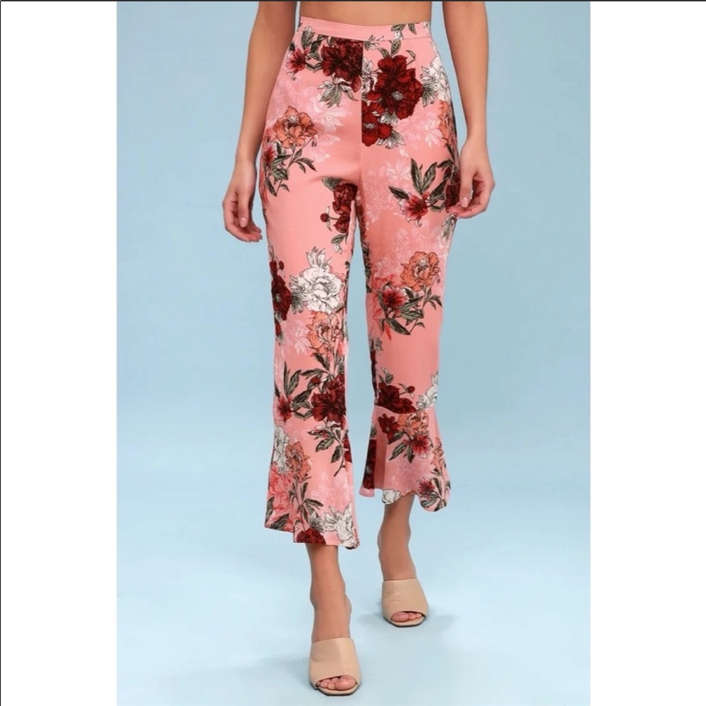 BB Dakota Isabelle Ruffle Hem Pants- NWT - Picture 2 of 11